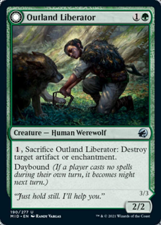 Outland Liberator // Frenzied Trapbreaker [Innistrad: Midnight Hunt] | Webway Games