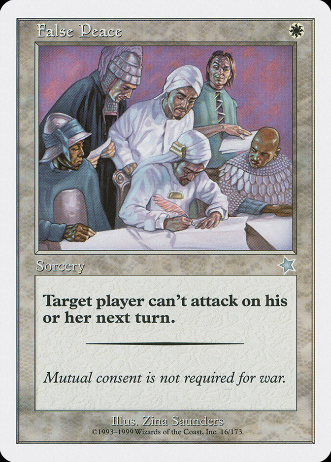False Peace [Starter 1999] | Webway Games