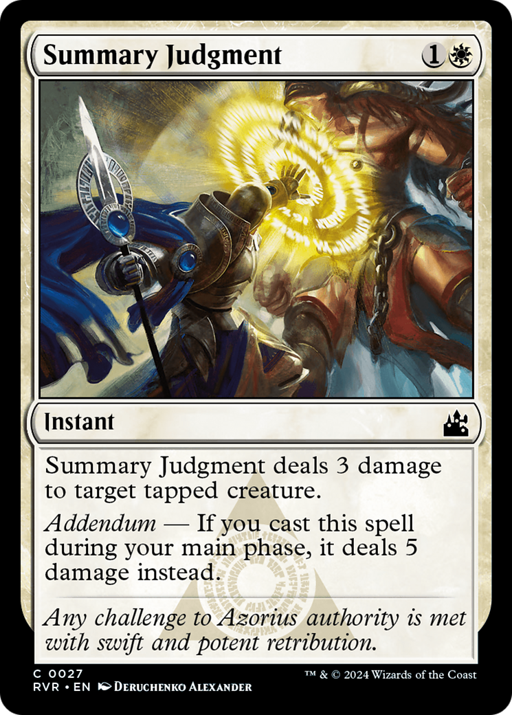 Summary Judgment [Ravnica Remastered] | Webway Games