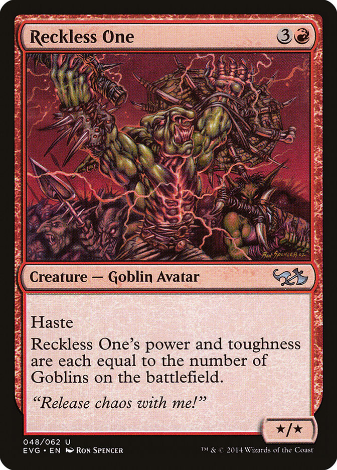 Reckless One (Elves vs. Goblins) [Duel Decks Anthology] | Webway Games