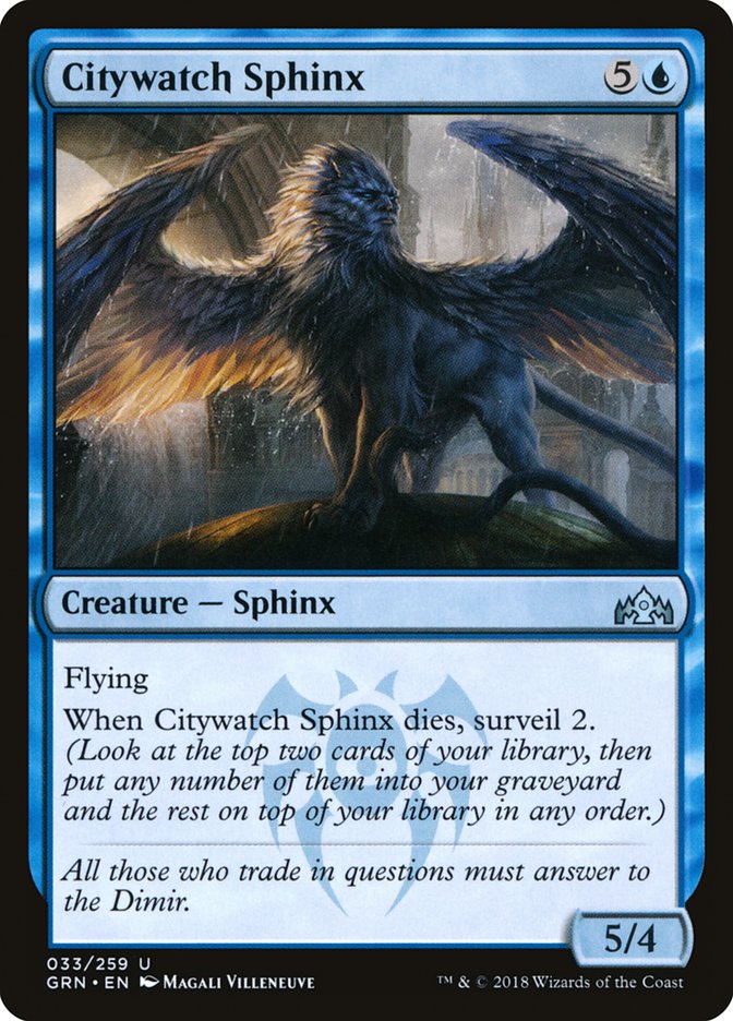 Citywatch Sphinx [Guilds of Ravnica] | Webway Games
