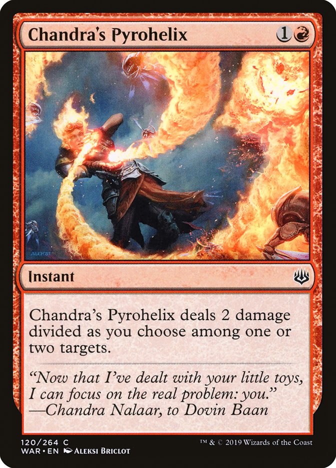 Chandra's Pyrohelix [War of the Spark] | Webway Games