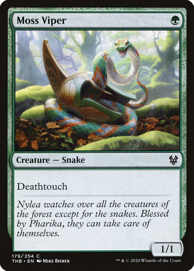 Moss Viper [Theros Beyond Death] | Webway Games