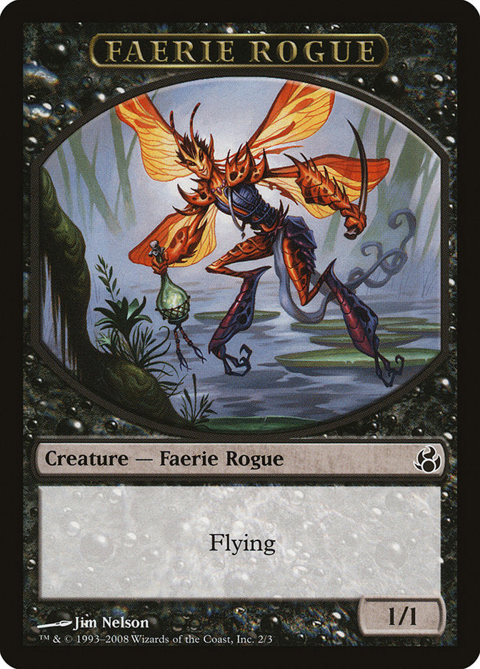 Faerie Rogue [Morningtide Tokens] | Webway Games