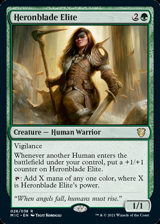 Heronblade Elite [Innistrad: Midnight Hunt Commander] | Webway Games