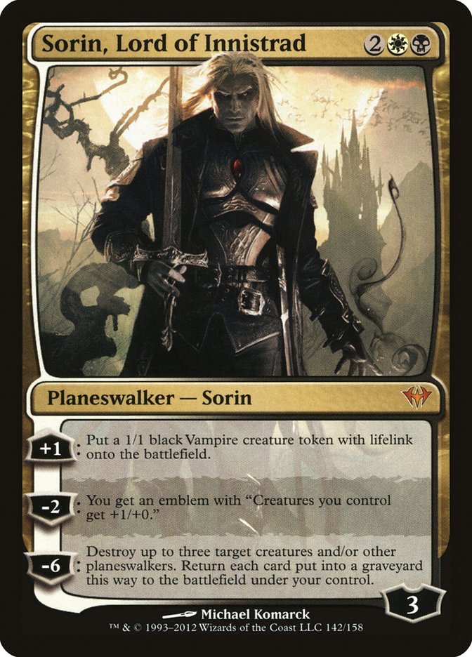 Sorin, Lord of Innistrad [Dark Ascension] | Webway Games