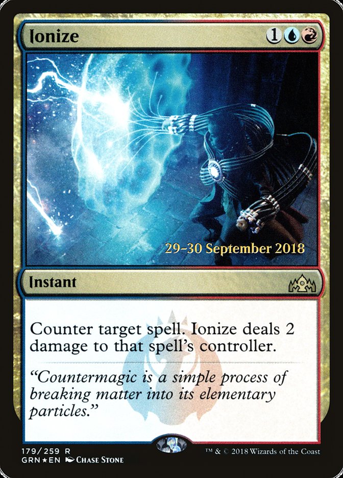 Ionize  (Prerelease) [Guilds of Ravnica Prerelease Promos] | Webway Games
