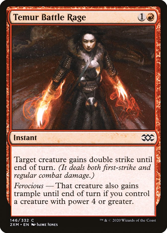 Temur Battle Rage [Double Masters] | Webway Games