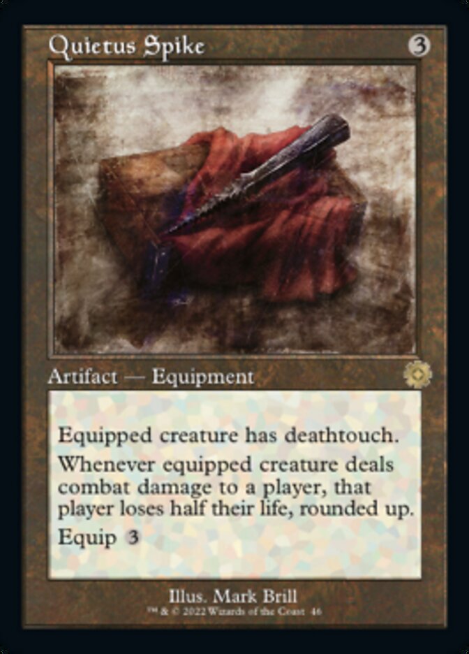 Quietus Spike (Retro) [The Brothers' War Retro Artifacts] | Webway Games