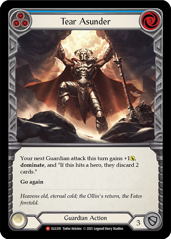 Tear Asunder [ELE205] (Tales of Aria)  1st Edition Rainbow Foil | Webway Games