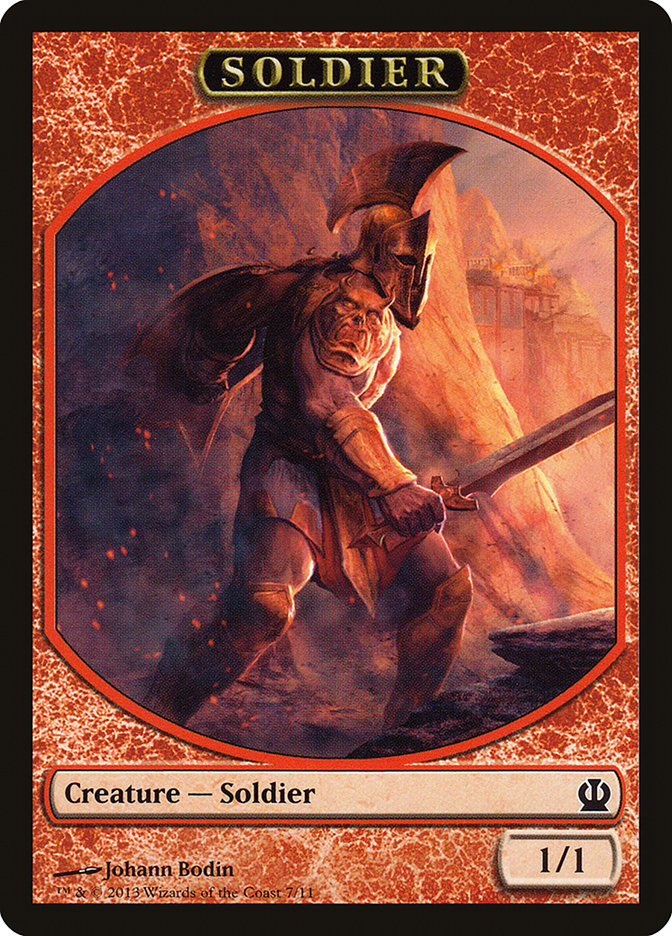 Soldier (7/11) [Theros Tokens] | Webway Games