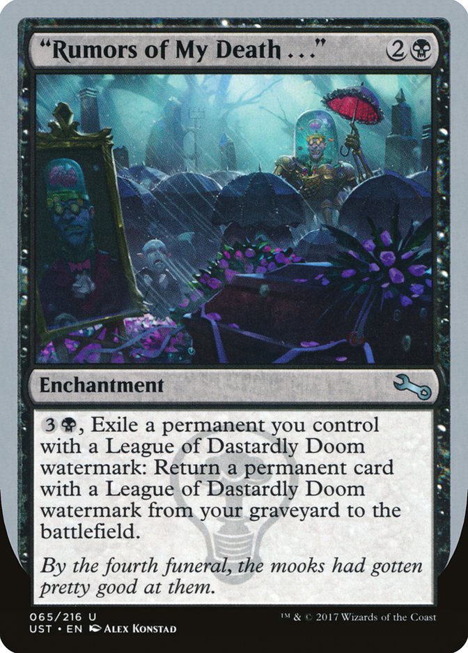 "Rumors of My Death . . ." [Unstable] | Webway Games