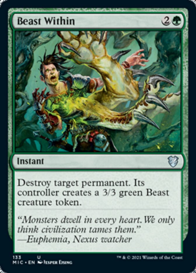 Beast Within [Innistrad: Midnight Hunt Commander] | Webway Games
