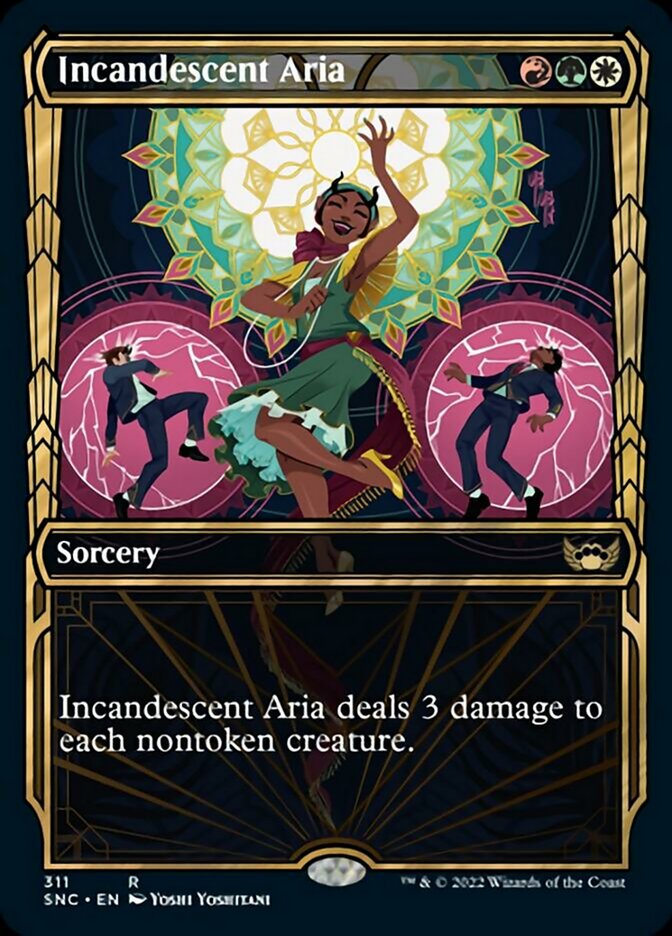 Incandescent Aria (Showcase Golden Age) [Streets of New Capenna] | Webway Games