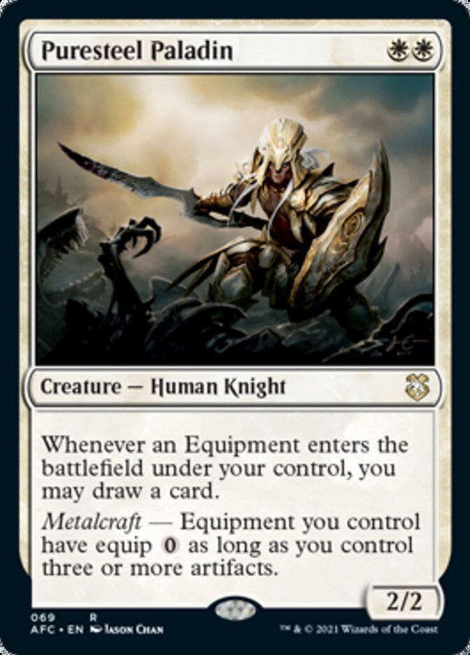 Puresteel Paladin [Dungeons & Dragons: Adventures in the Forgotten Realms Commander] | Webway Games