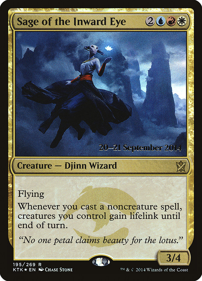 Sage of the Inward Eye  (Prerelease) [Khans of Tarkir Prerelease Promos] | Webway Games
