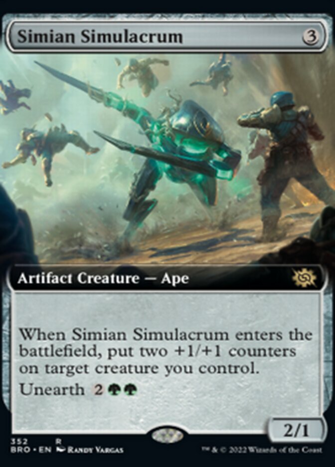Simian Simulacrum (Extended Art) [The Brothers' War] | Webway Games
