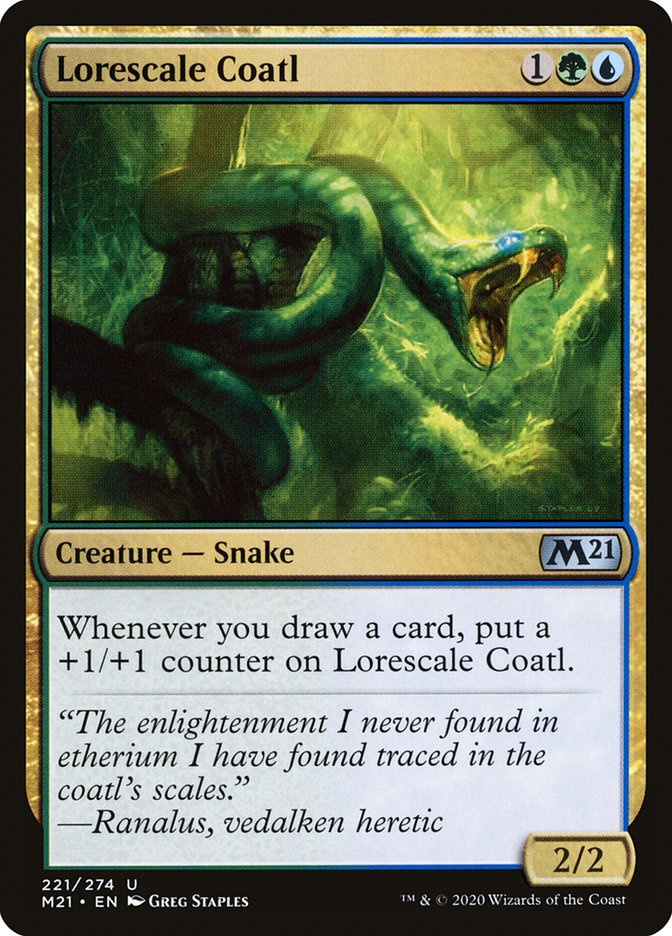 Lorescale Coatl [Core Set 2021] | Webway Games