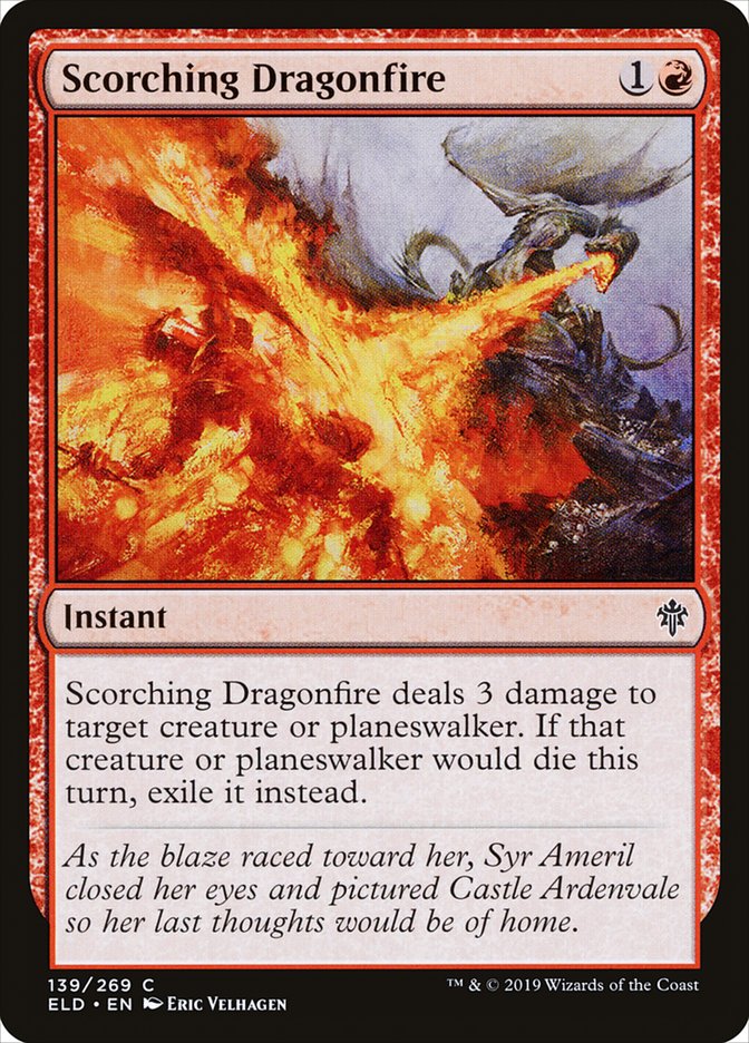 Scorching Dragonfire [Throne of Eldraine] | Webway Games