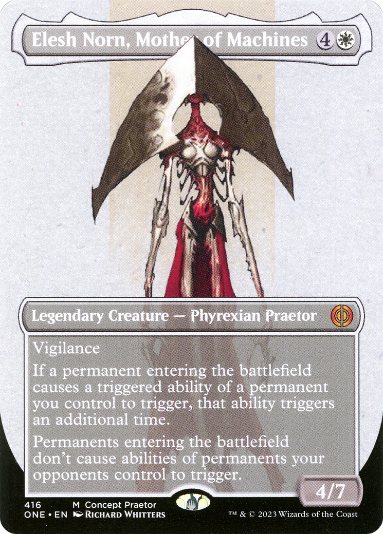Elesh Norn, Mother of Machines (Borderless Concept Praetors) [Phyrexia: All Will Be One] | Webway Games