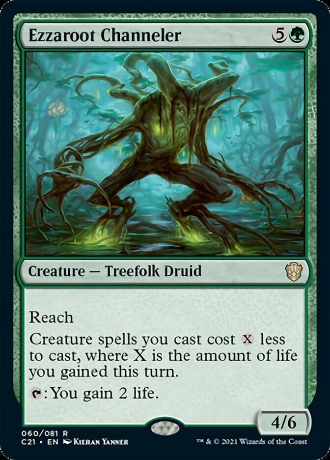 Ezzaroot Channeler [Commander 2021] | Webway Games