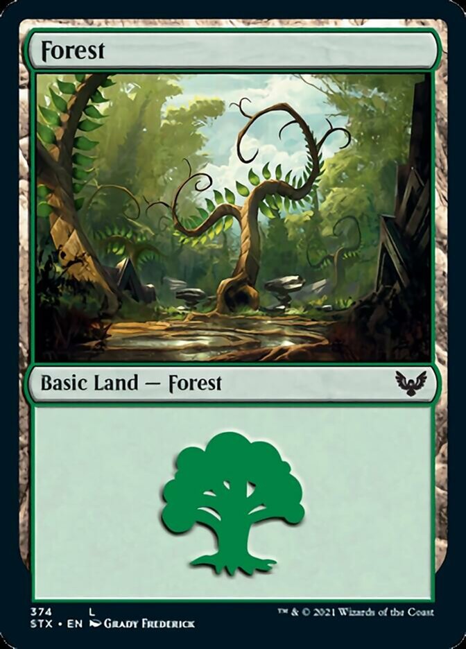 Forest (#374) [Strixhaven: School of Mages] | Webway Games