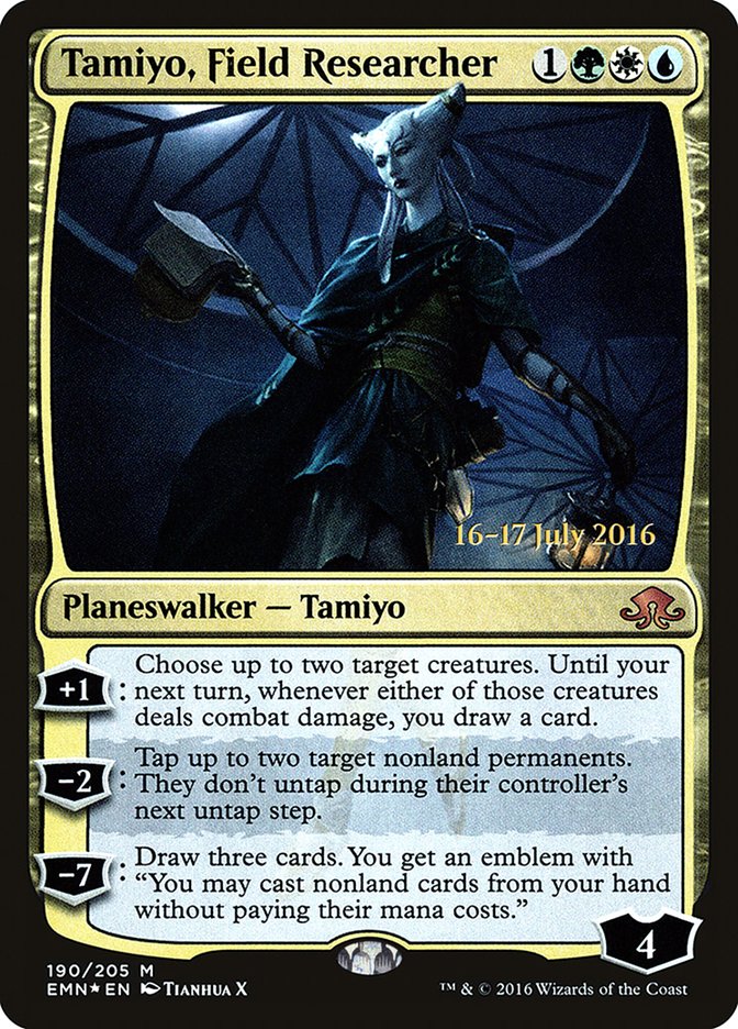 Tamiyo, Field Researcher  (Prerelease) [Eldritch Moon Prerelease Promos] | Webway Games