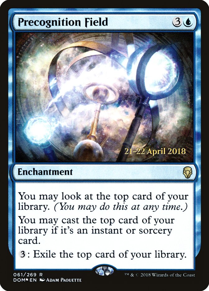 Precognition Field  (Prerelease) [Dominaria Prerelease Promos] | Webway Games