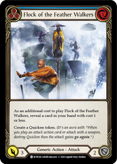 Flock of the Feather Walkers (Blue) [U-WTR184] (Welcome to Rathe Unlimited)  Unlimited Rainbow Foil | Webway Games