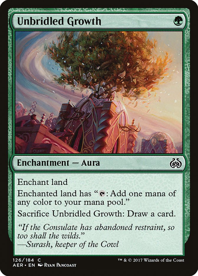 Unbridled Growth [Aether Revolt] | Webway Games