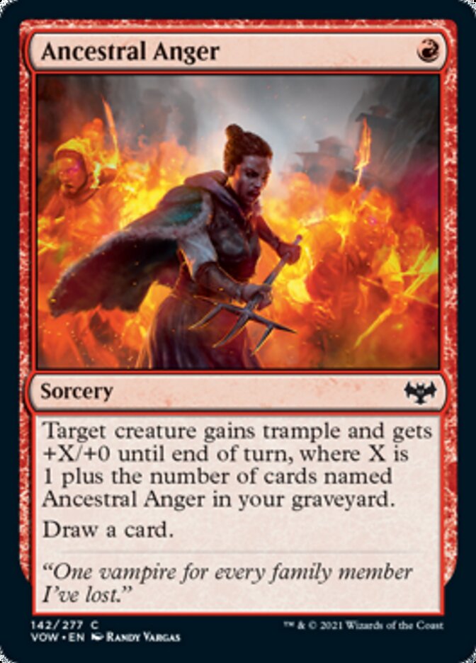 Ancestral Anger [Innistrad: Crimson Vow] | Webway Games