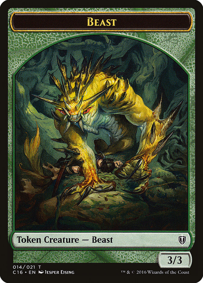 Beast [Commander 2016 Tokens] | Webway Games