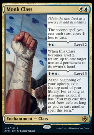 Monk Class (Promo Pack) [Dungeons & Dragons: Adventures in the Forgotten Realms Promos] | Webway Games