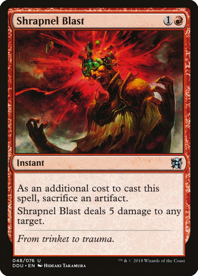 Shrapnel Blast [Duel Decks: Elves vs. Inventors] | Webway Games