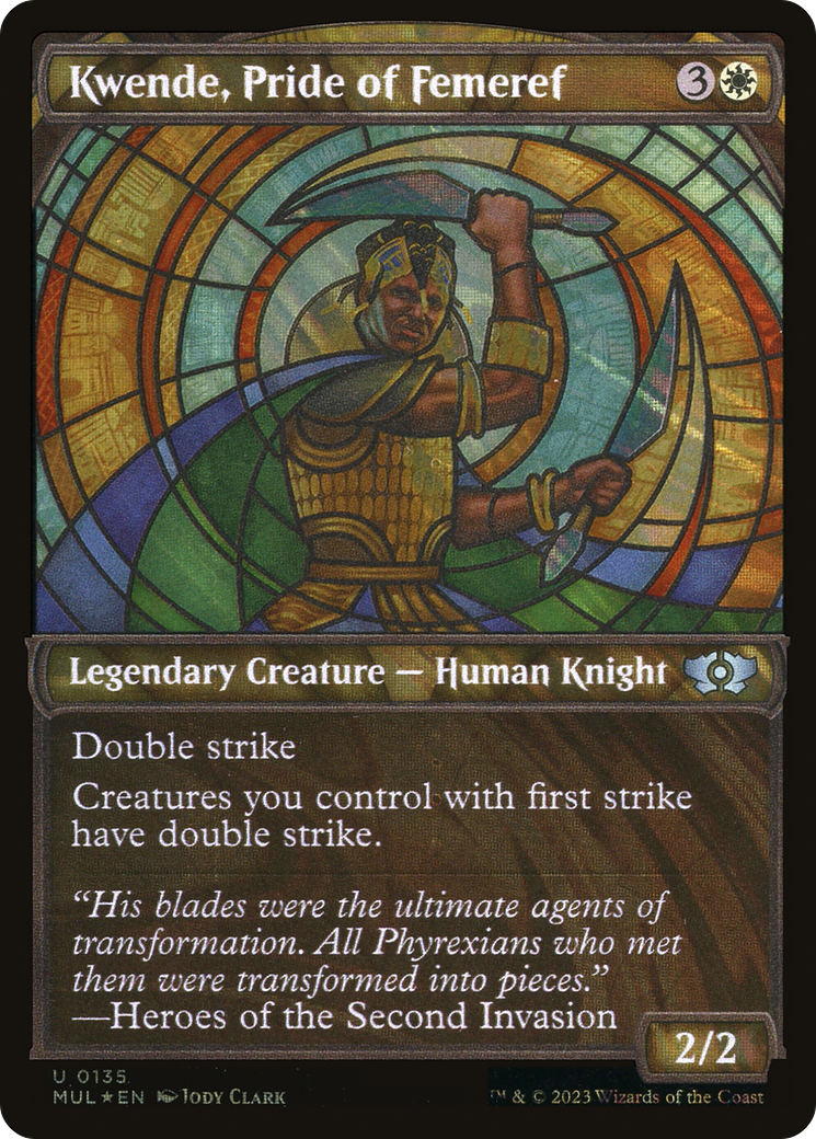 Kwende, Pride of Femeref (Halo Foil) [Multiverse Legends] | Webway Games
