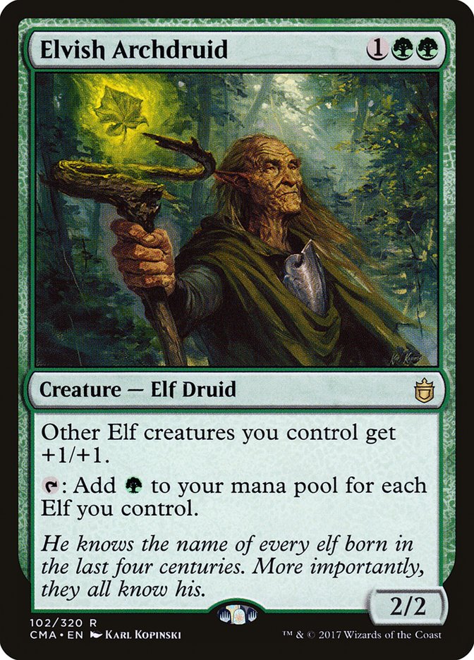 Elvish Archdruid [Commander Anthology] | Webway Games