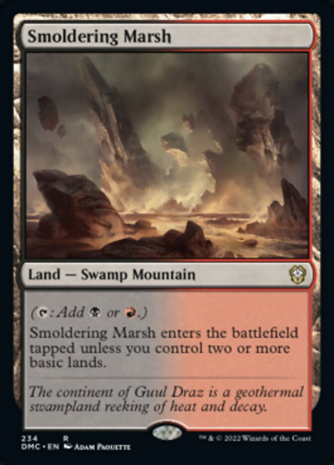Smoldering Marsh [Dominaria United Commander] | Webway Games