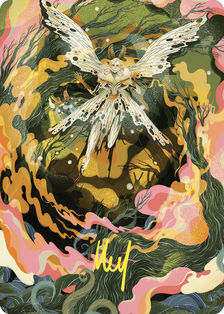 Greater Auramancy Art Card (Gold-Stamped Signature) [Wilds of Eldraine Art Series] | Webway Games