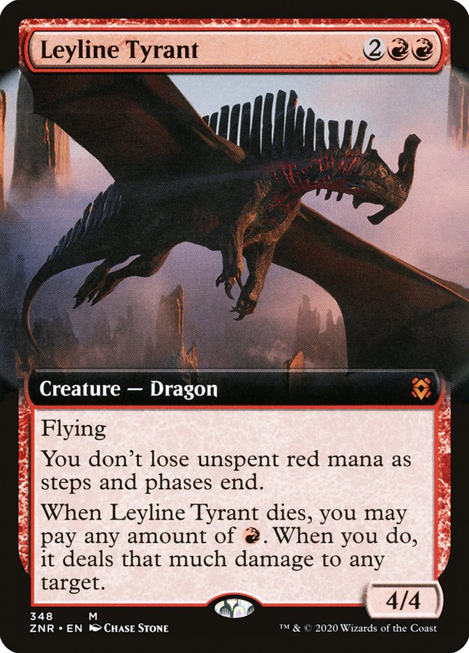 Leyline Tyrant (Extended Art) [Zendikar Rising] | Webway Games