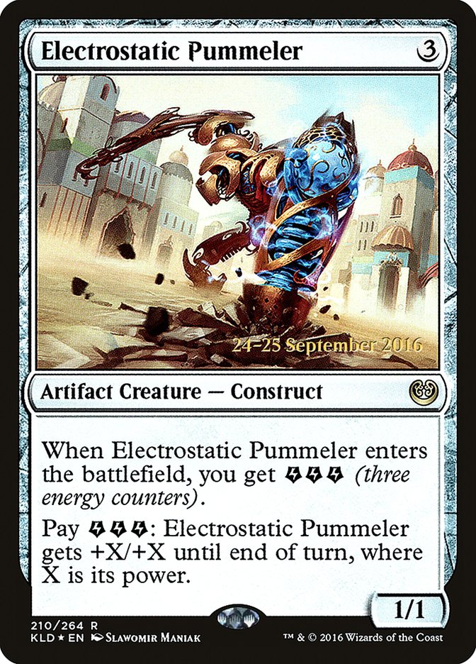Electrostatic Pummeler  (Prerelease) [Kaladesh Prerelease Promos] | Webway Games