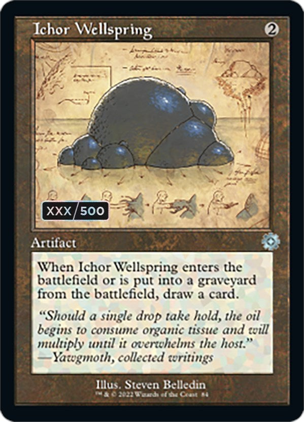 Ichor Wellspring (Retro Schematic) (Serial Numbered) [The Brothers' War Retro Artifacts] | Webway Games