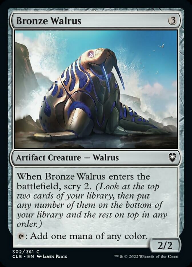 Bronze Walrus [Commander Legends: Battle for Baldur's Gate] | Webway Games