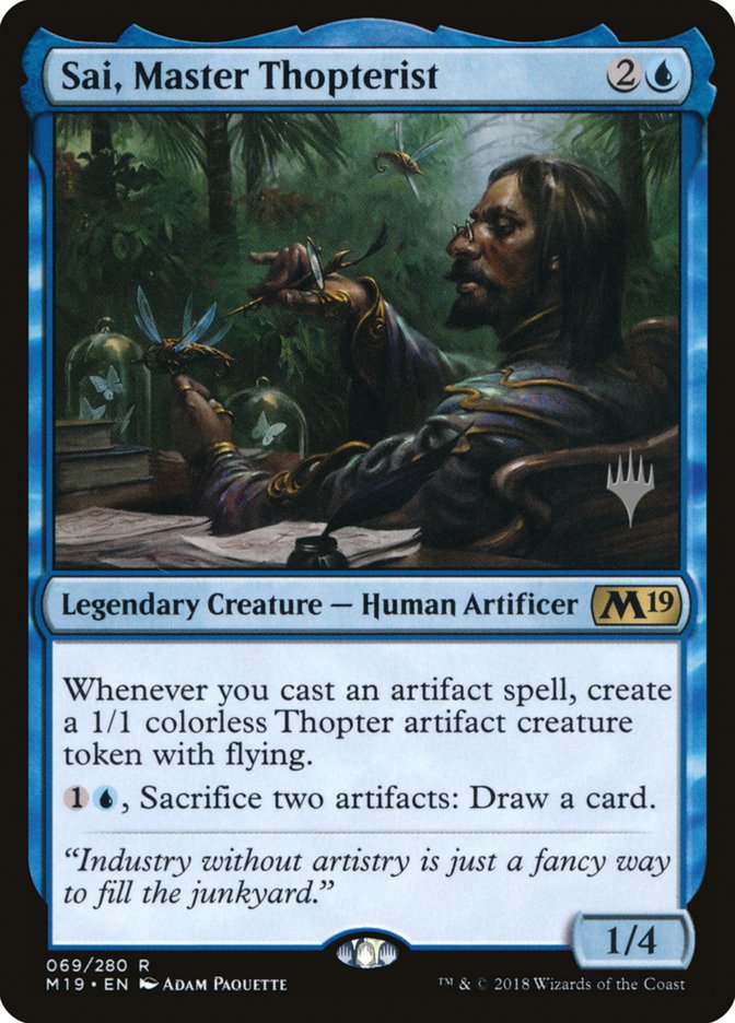 Sai, Master Thopterist (Promo Pack) [Core Set 2019 Promos] | Webway Games