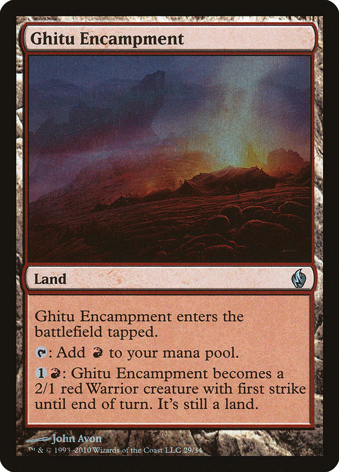 Ghitu Encampment [Premium Deck Series: Fire and Lightning] | Webway Games