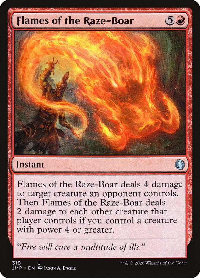 Flames of the Raze-Boar [Jumpstart] | Webway Games