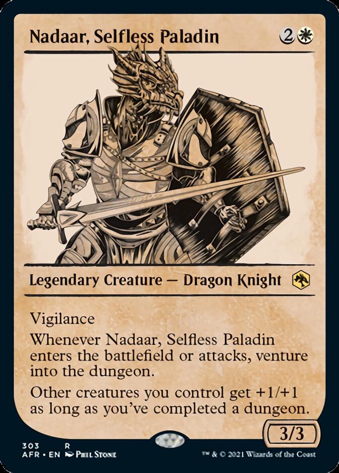 Nadaar, Selfless Paladin (Showcase) [Dungeons & Dragons: Adventures in the Forgotten Realms] | Webway Games