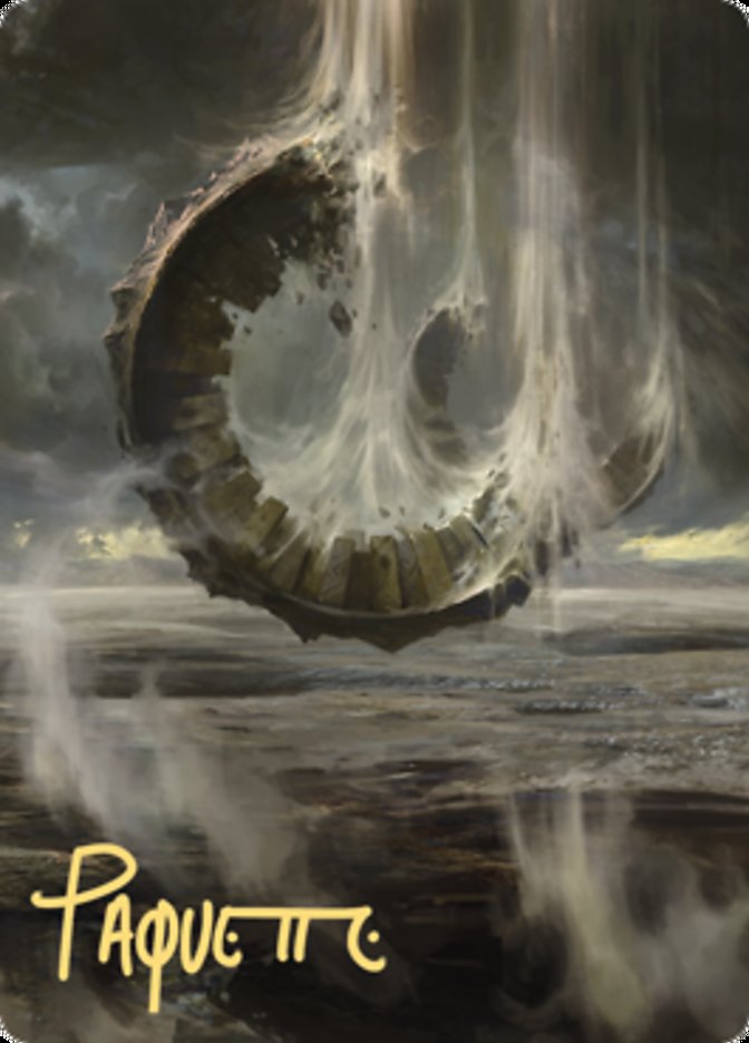 Wasteland Art Card (Gold-Stamped Signature) [Zendikar Rising Art Series] | Webway Games