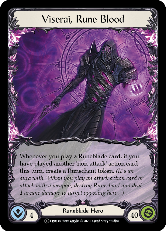 Viserai, Rune Blood [CRU138] Unlimited Normal | Webway Games