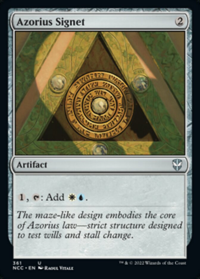Azorius Signet [Streets of New Capenna Commander] | Webway Games