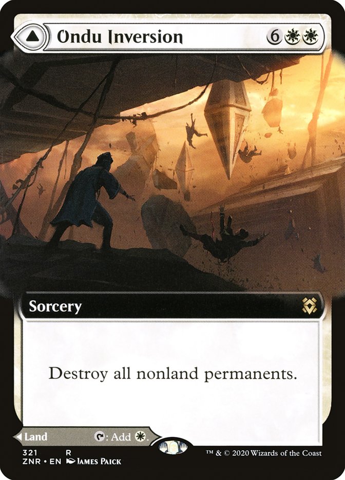 Ondu Inversion // Ondu Skyruins (Extended Art) [Zendikar Rising] | Webway Games